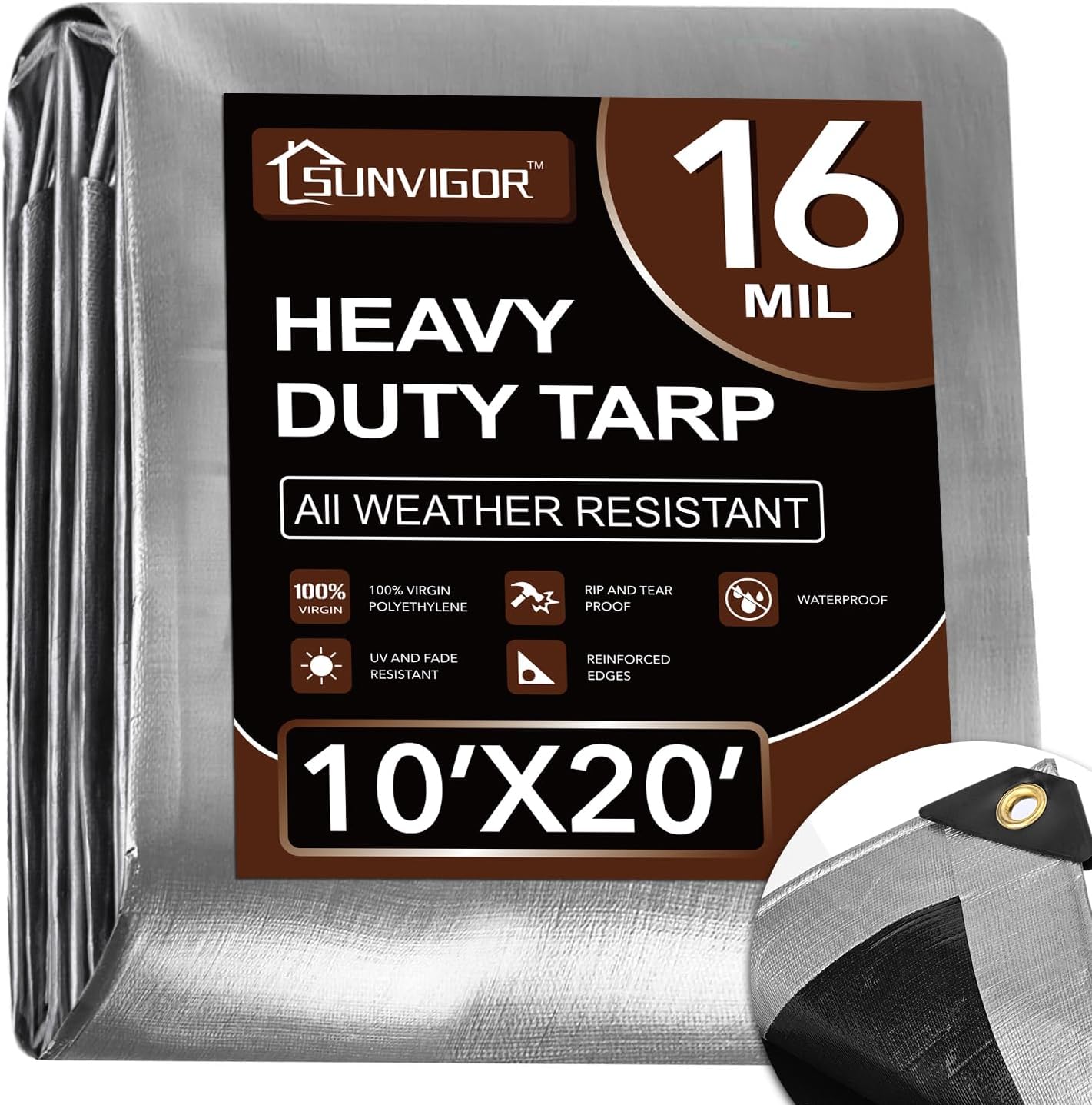 Tarp 10x20FT 16Mil (Sunvigor)