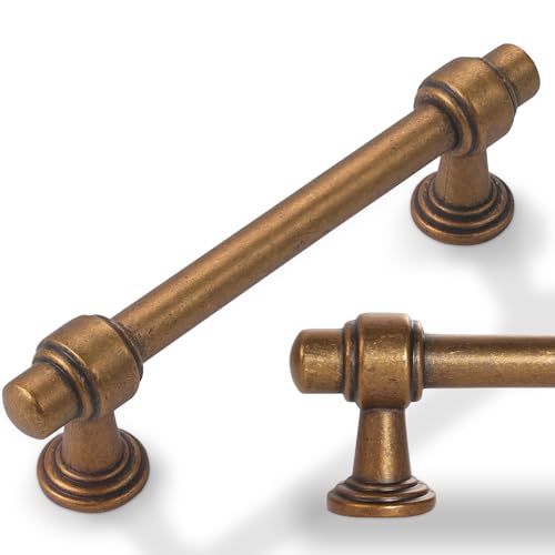 Amasideca 3-3/4 Inch Antique Brass Pulls