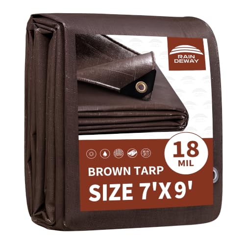 RAINDEWAY 7x9 18 Mil Poly Tarp