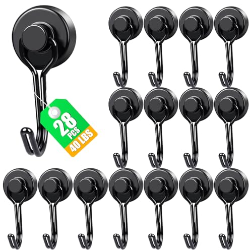 MIKEDE Strong Magnetic Hooks (28 pack)