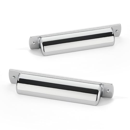 khtumeware 4" Polished Chrome Cup Pulls