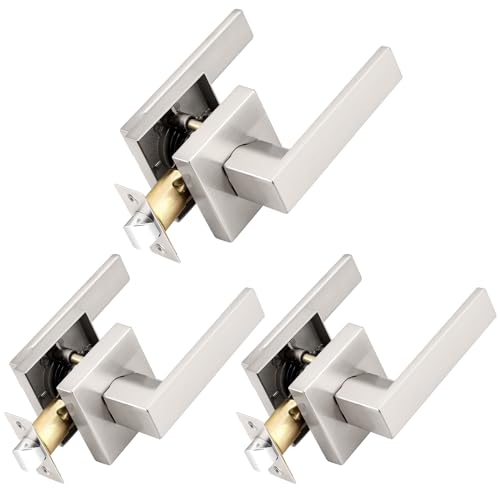 Probrico Interior Brushed Nickel 3 Pack