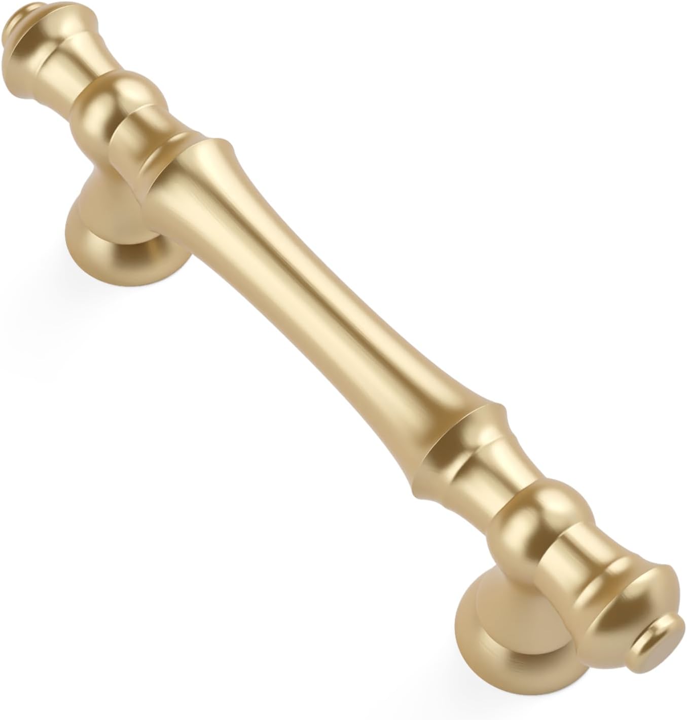 Asidrama 10 Pack 3 Inch(76mm) Gold Kitchen Cabinet Handles, Cabinet Pulls Kitchen Cabinet Hardware for Cupboard Drawer Pulls