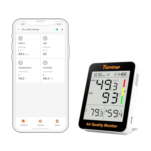 Temtop Smart Air Quality Monitor S1+