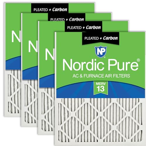 Nordic Pure 16x20x1 MERV 13 + Carbon (4-Pack)