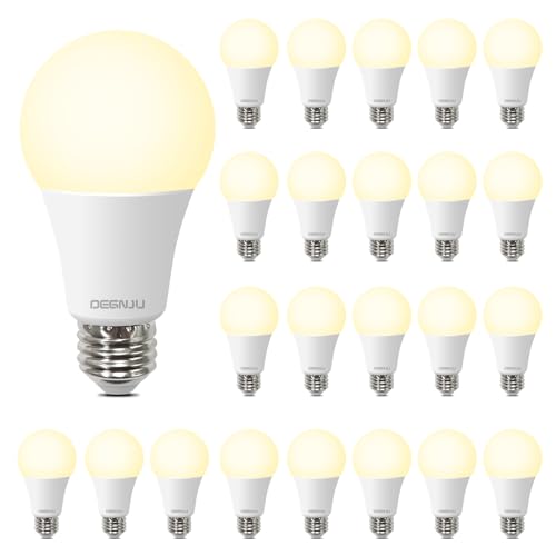DEGNJU A19 100W Equivalent (24 Pack)