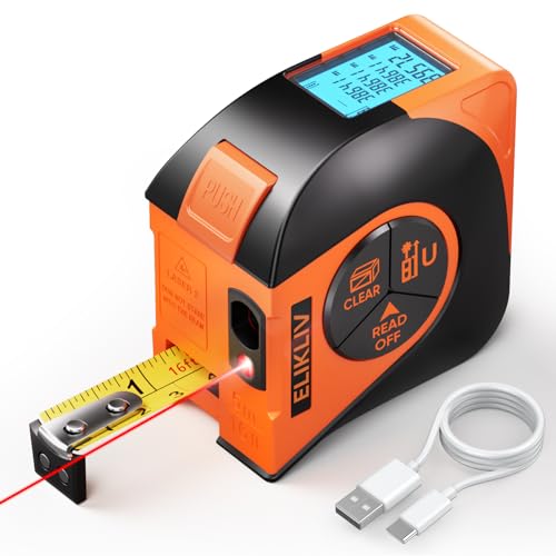 Elikliv Laser Tape Measure 197Ft