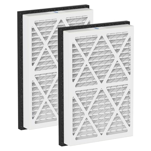 20x30x3 MERV 13 Pleated Air Filters Replacement Compatible with Zephyr VGF Series 20x30x3 Whole Home Return Air Grille Filter,White 2 Pack