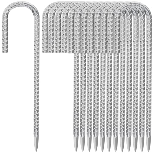 Besitu 12" Galvanized J Stakes
