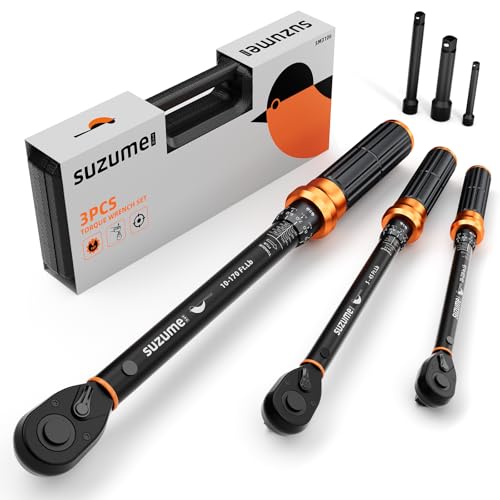 SUZUME 3PCS Torque Wrench Set