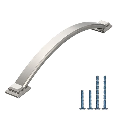 AOOTOCH 10 Pack 6.3 inch Cabinet Pulls Brushed Nickel Cabinet Handles Drawer Pulls for Kitchen Cabinet Cupboard AT0003