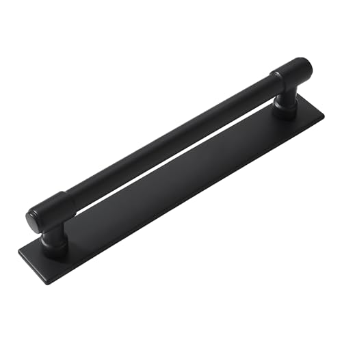 khtumeware 8 Inch Black Pull Backplate