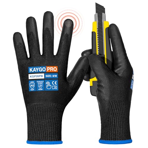 KAYGO Cut Resistant Gloves PU Coated (M)