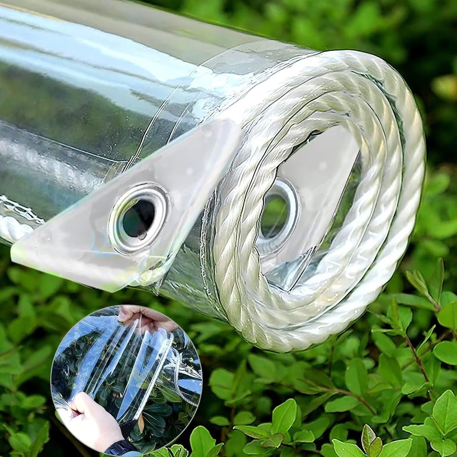 LOYID 10' x 10' Clear Vinyl Tarp