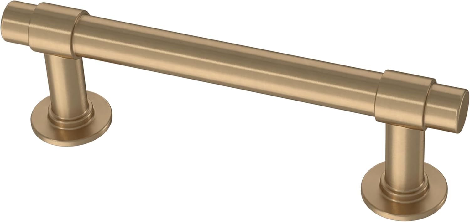 Franklin Brass Bar (20-Pack) Cabinet Handles 3" Hole Center Pulls | Champagne Bronze Hardware P29520K-CZ-B2