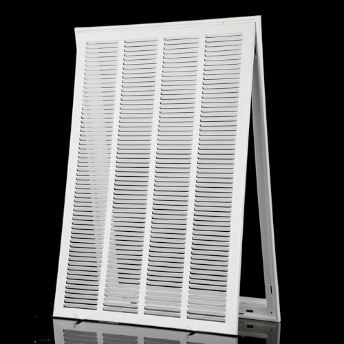 14x30 Return Air Grille [Duct Opening Size] Return Vent Cover for Wall or Ceiling,Steel Return Air Grill Removable Face/Door for 1 inch Filters(14"W x 30"H [Duct Opening])