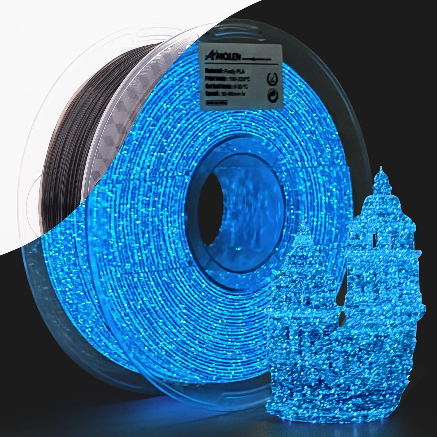 AMOLEN Glow in The Dark PLA