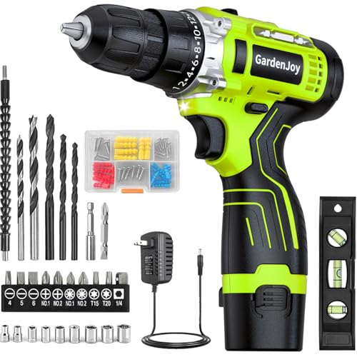 GardenJoy 12V Drill Set