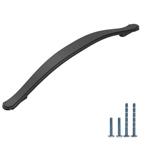 AOOTOCH 10 Pack Matte Black Kitchen Cabinet Handles Cabinet Pulls 6.3 inch Hole Center Cabinet Hardware Drawer Handles for Cabinet Dresser and Cupboard AT2792MB