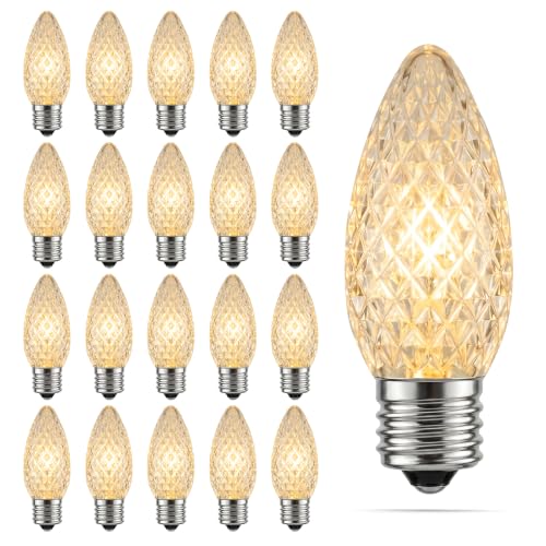 AJONIAM 50-Pack C9 LED Bulbs