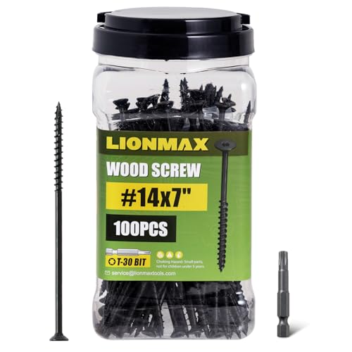 LIONMAX #14 x 7" Black