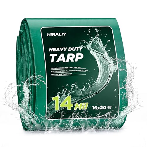 HIRALIY 16x20 ft 14 Mil Tarp
