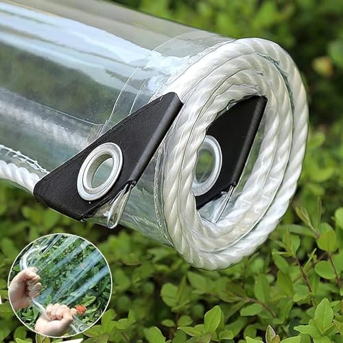GPQAWER Clear Tarp 12x16ft 14 Mil