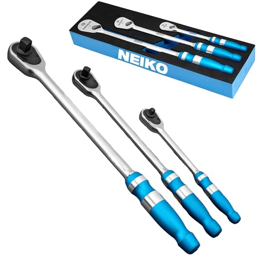 NEIKO 03006A Flat Head Ratchet Set