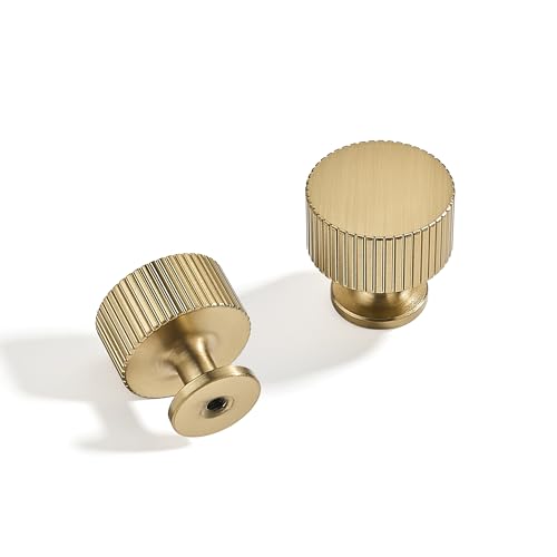 20-Pack 1-1/8 Inch Knob Champagne Bronze