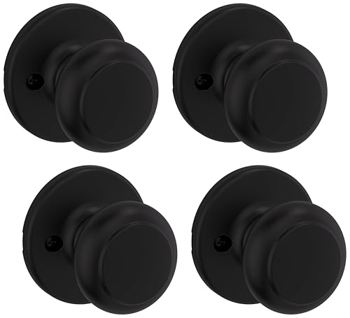 Kwikset Cove Dummy Door Knob (Matte Black)