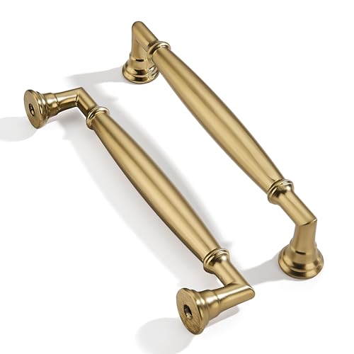 10 Pack 5 Inch Hole Center Champagne Bronze Cabinet pulls