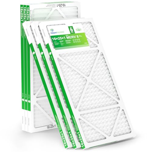 TRIGHTFILTERS 16x25x1 MERV 8 (6-Pack)