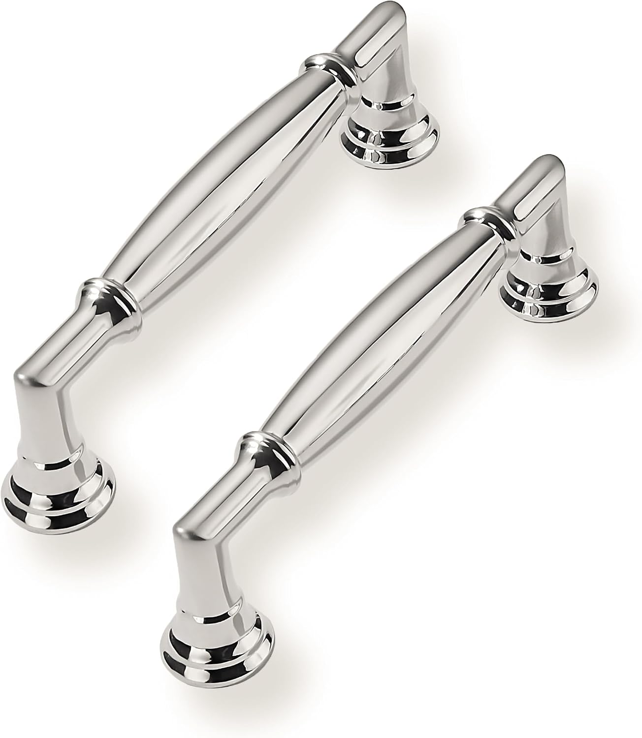 10 Pack 4" Polished Nickel Pulls
