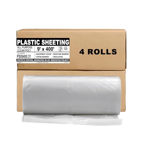 Aluf Plastics 7.8 Micron 9' x 400' (4 rolls)