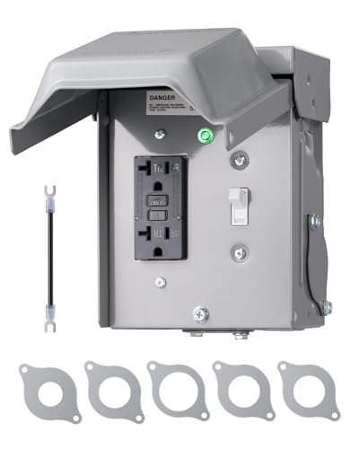 DEWENWILS Outdoor Outlet Box (20 AMP)