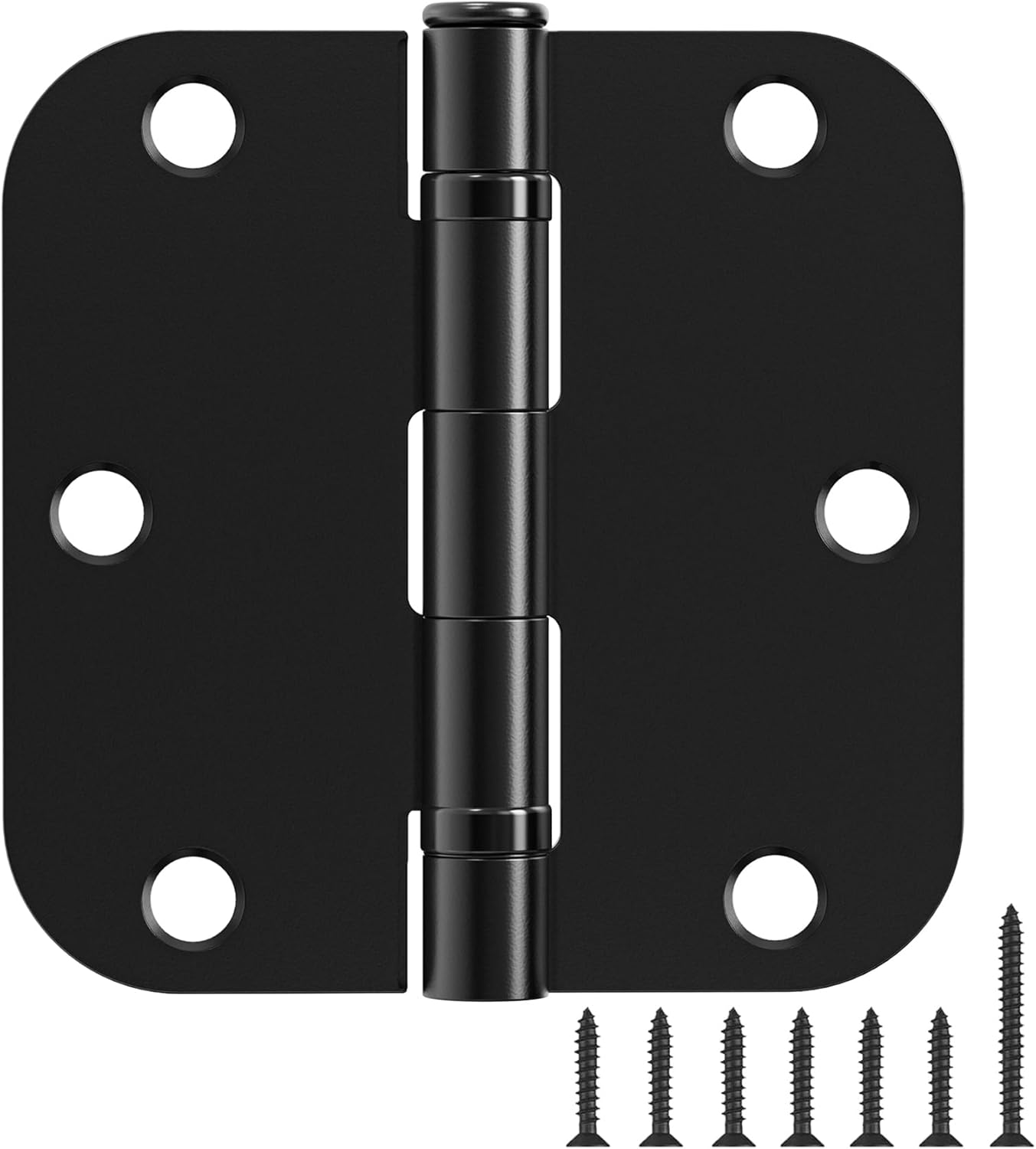 30 Pack Ball Bearing Matt Black Hinges