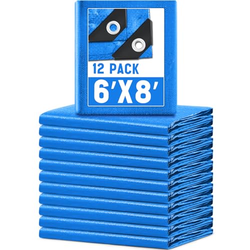 GliCraft 12-Pack 6x8 Tarps