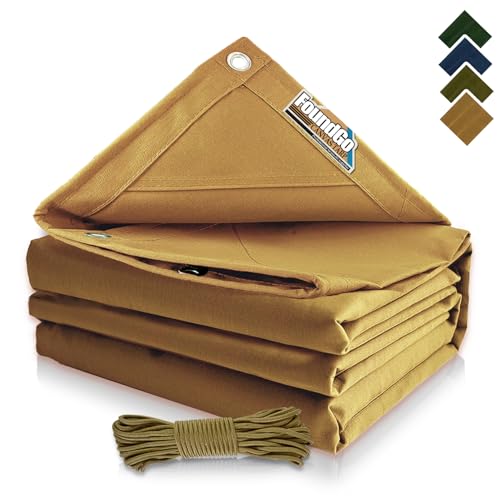 FoundGo 16x20ft Canvas Tarp
