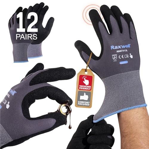 Raxwell MicroFoam Nitrile Gloves