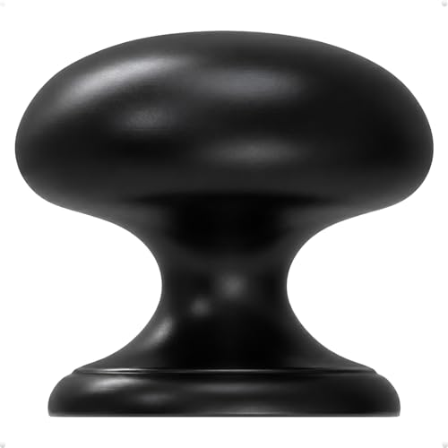 trust4care 8-Pack Matte Black Large Knobs