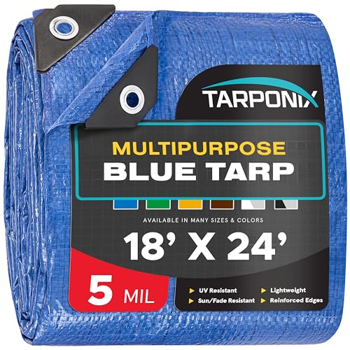 Better Blue Poly Tarp 18 x 24