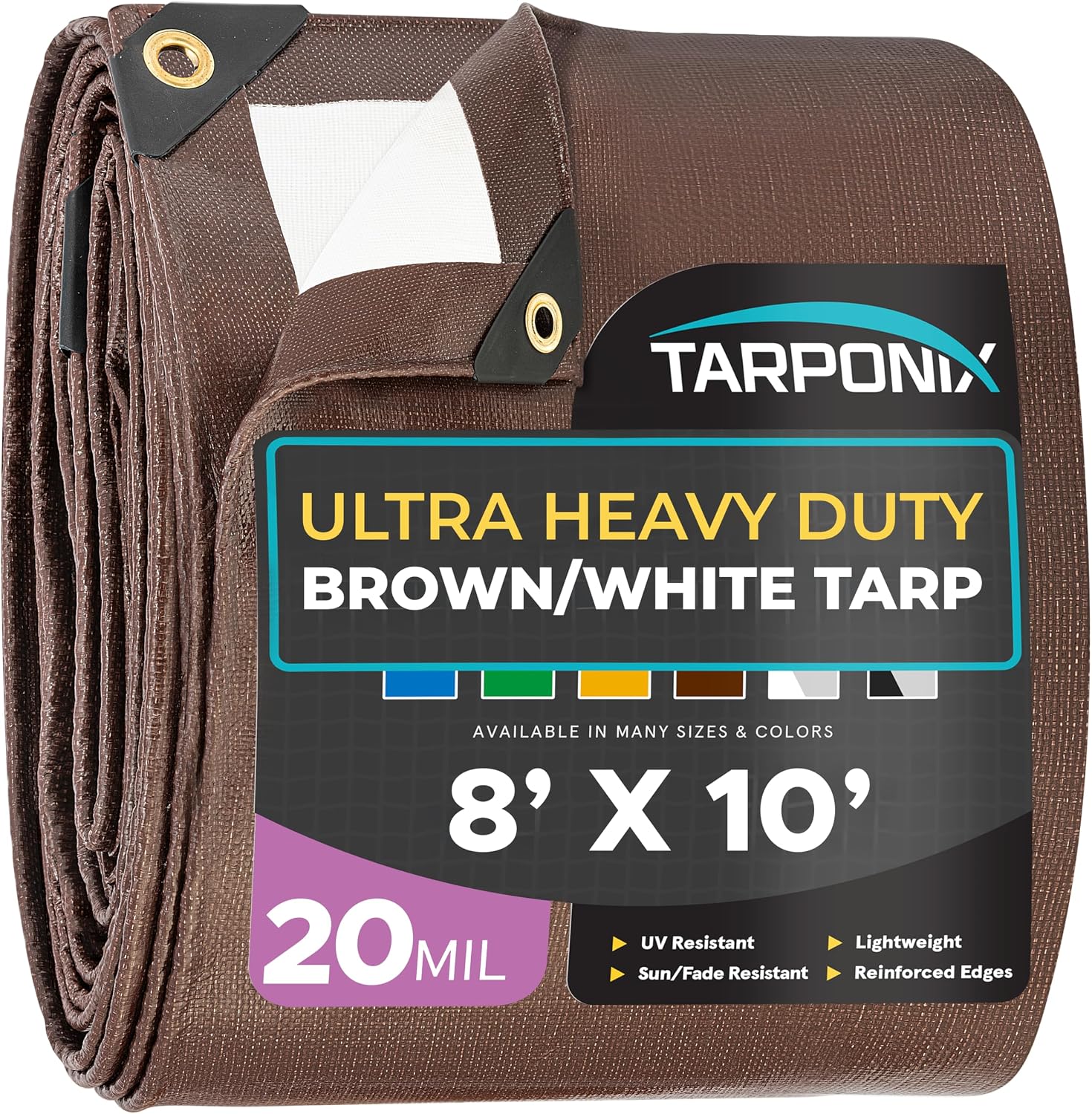 8' x 10' Ultra Heavy Duty Tarp (TARPONIX)