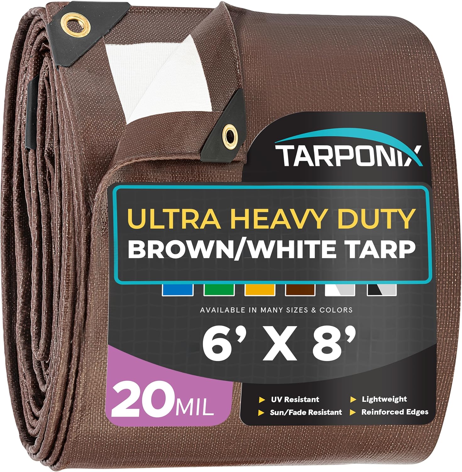 TARPONIX 6' x 8' Ultra Heavy Duty Tarp