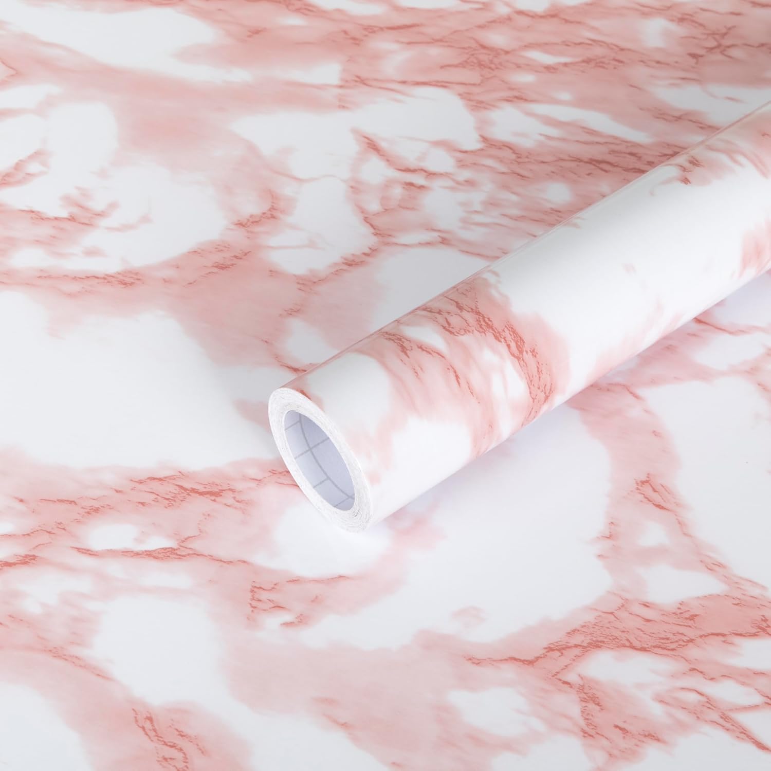 practicalWs Pink Marble Contact Paper