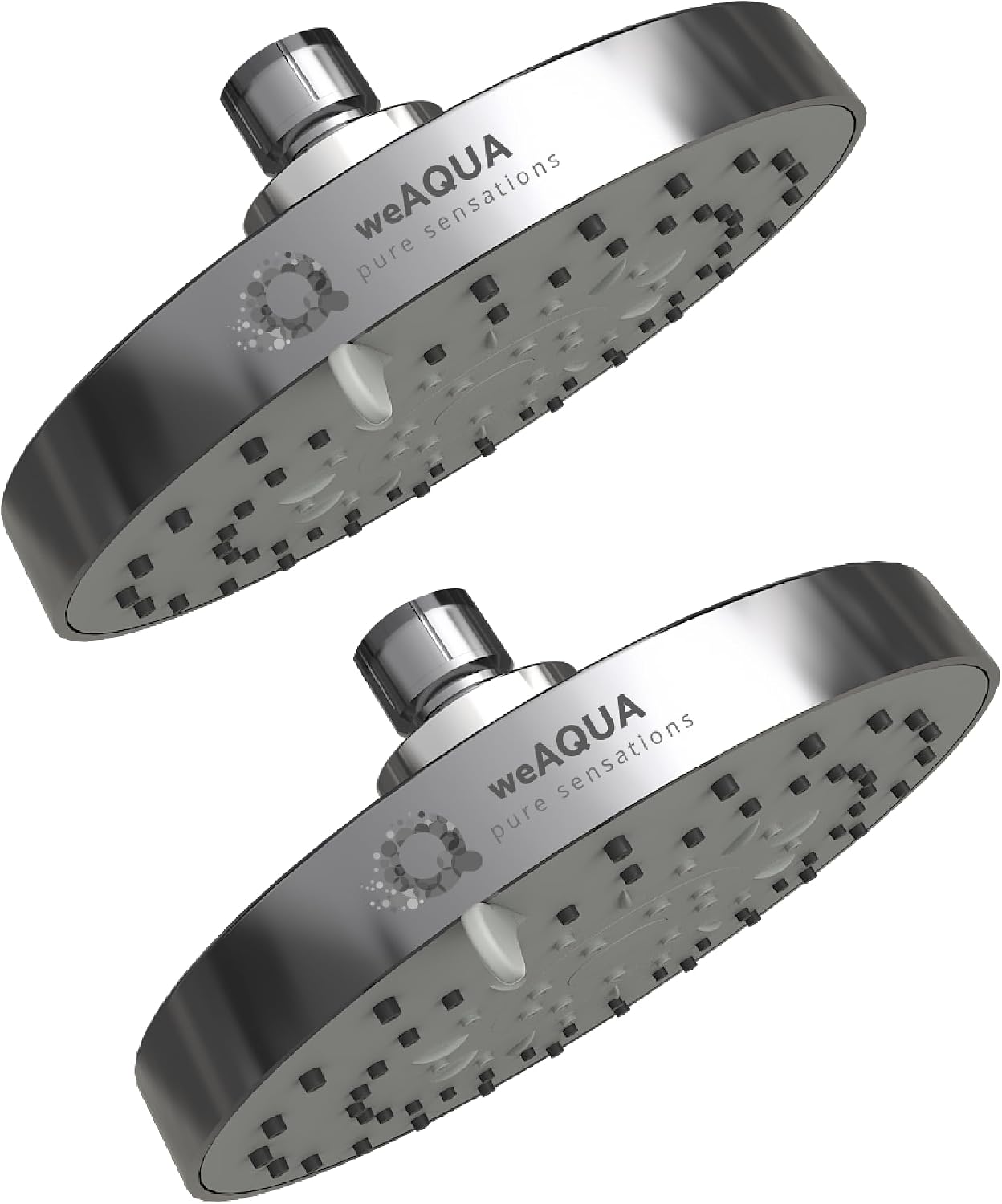 WeAQUA 2-Pack 4.5" Shower Heads