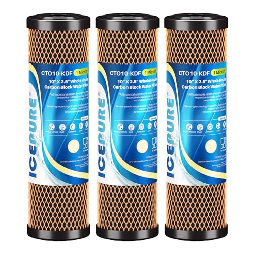 ICEPURE 1 Micron 2.5" x 10" Whole House Filter (3PACK)