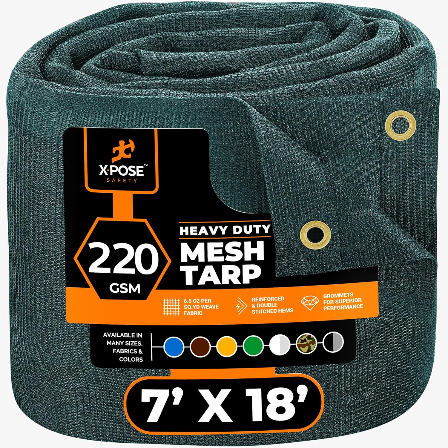 Xpose Safety 7' x 18' Mesh Tarp