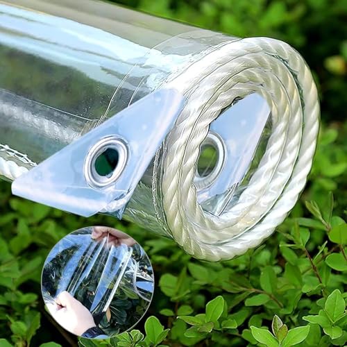 kgitpve Clear Vinyl Tarp 5x7