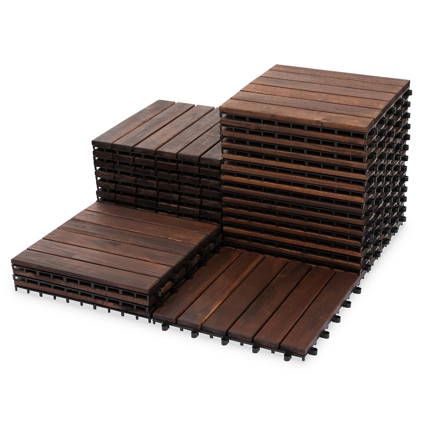 Acacia Wood Decking Tiles 27PCS