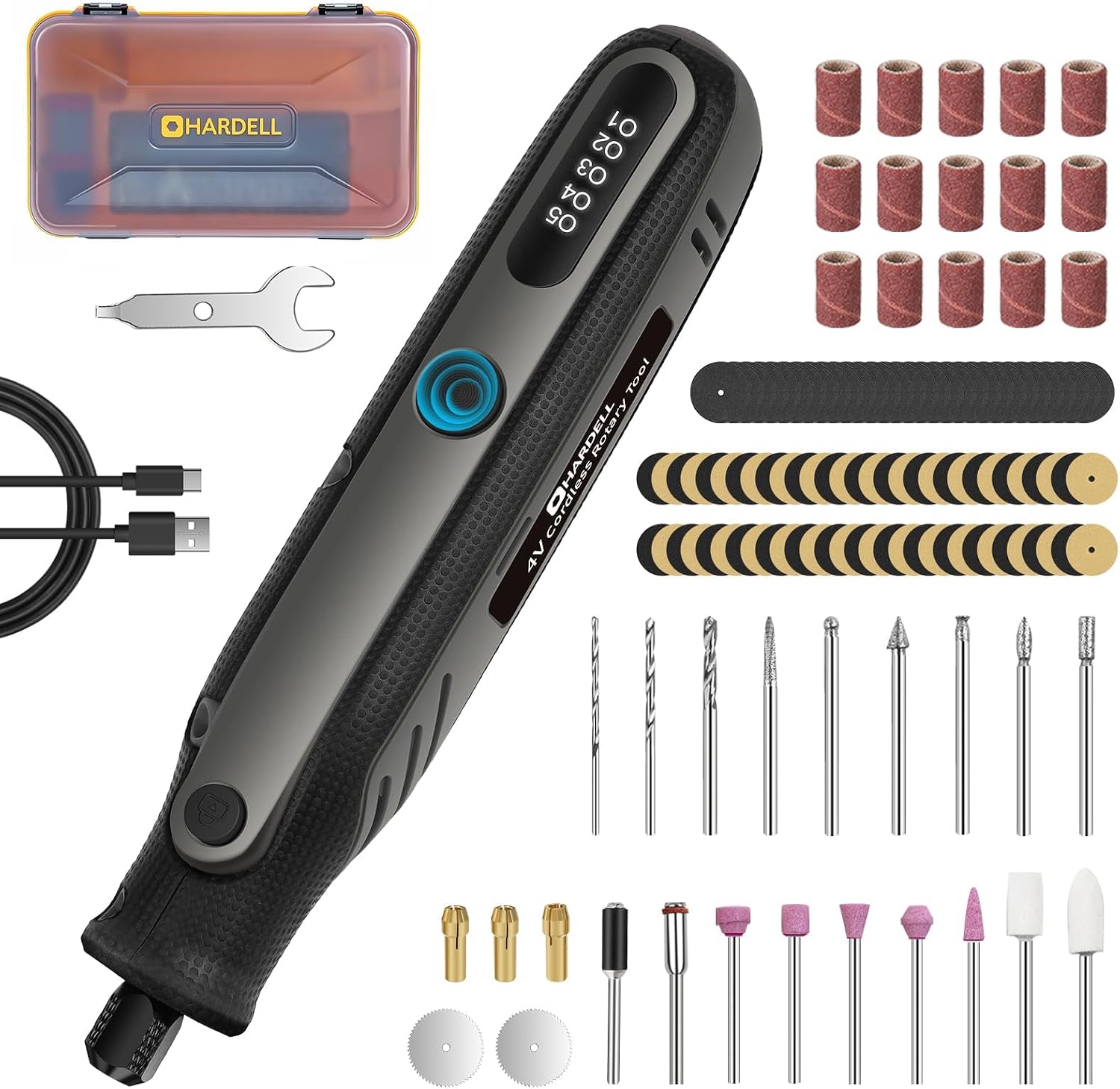 HARDELL Mini Cordless Rotary Tool